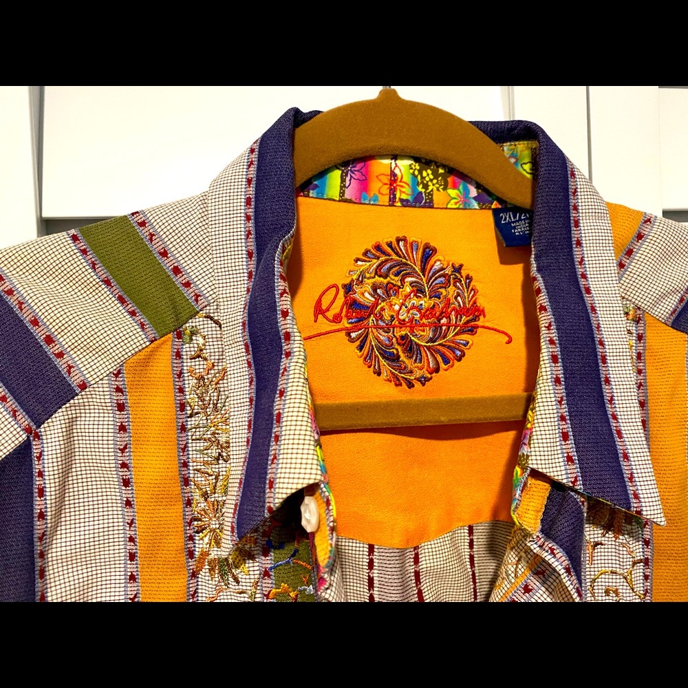 Mens Robert Graham button down shirt